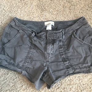 Grey short shorts